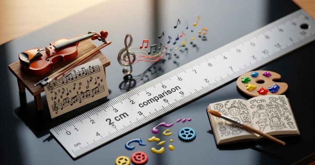 Music, Creativity & 2 cm Comparison Moments