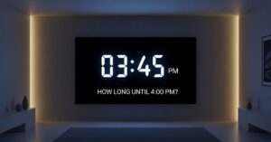 How Long Until 4:00 PM