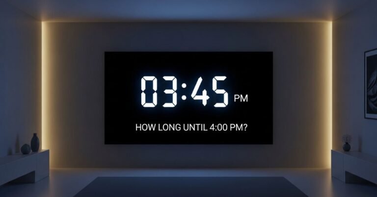 How Long Until 4:00 PM
