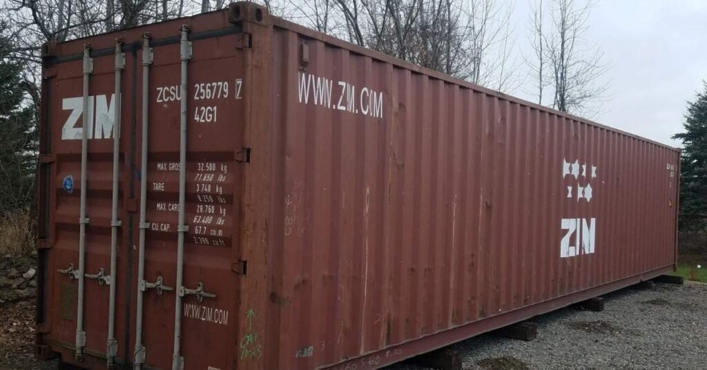 A Standard Shipping Container