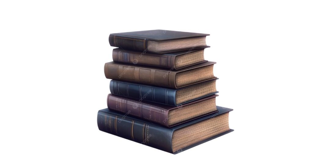 Large Hardcover Book Stack