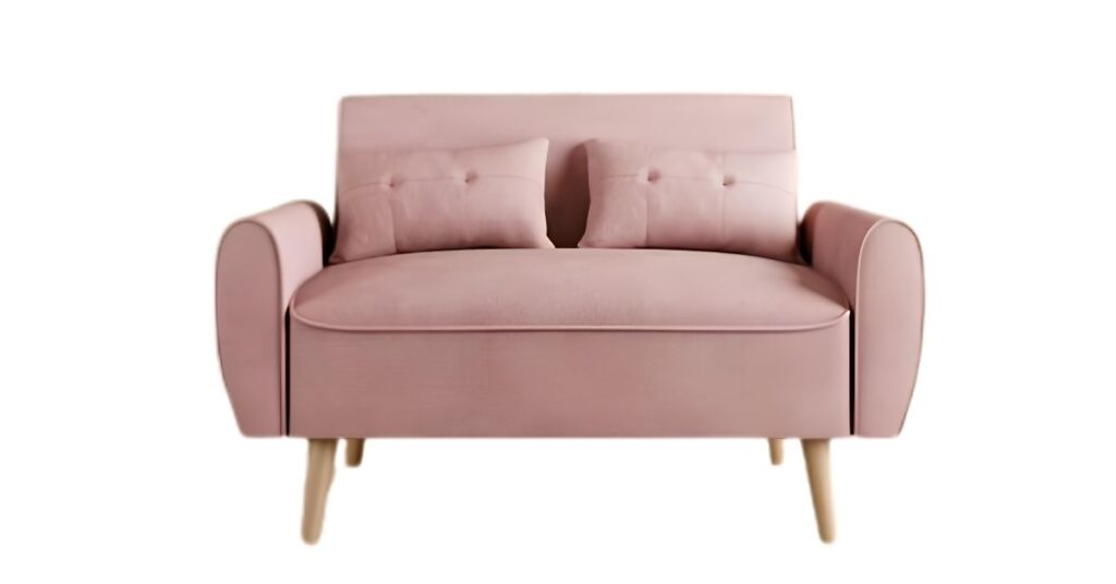 The Width of a Two-Seat Loveseat Cushion Area
