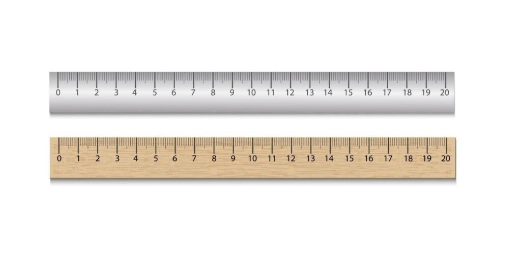 Two Standard Rulers Plus Extra
